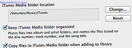 Spar plass på Mac-en din ved å lagre iPhoto og iTunes-biblioteker. Fjern chnage-plassering
