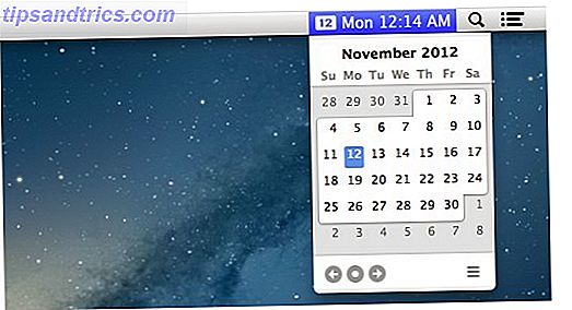 Kalender für Menüleiste Mac