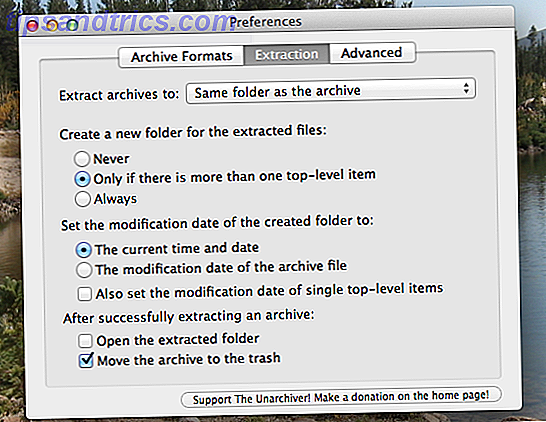 entpacken Sie Archiv mac