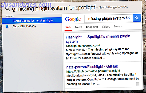 Tilføj Superpower til Spotlight med dette uofficielle pluginsystem spotlight plugins lommelygte google søgning