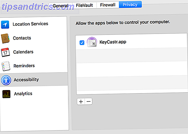 Slik viser du på skjermtastetrykk på Mac Keycastr