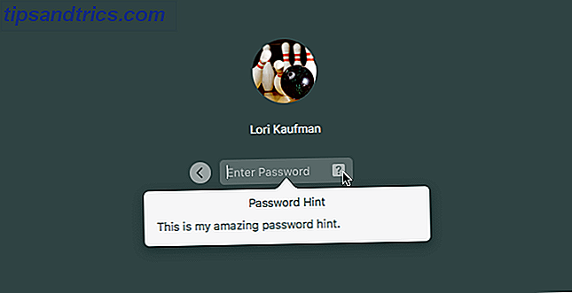 Fragezeichen für Passwort Hinweis Mac Login Bildschirm