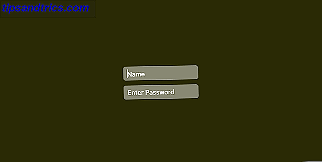 Anzeige des Anmeldefensters als Name und Passwort mac