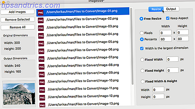 batch konvertere resize billeder mac imageize