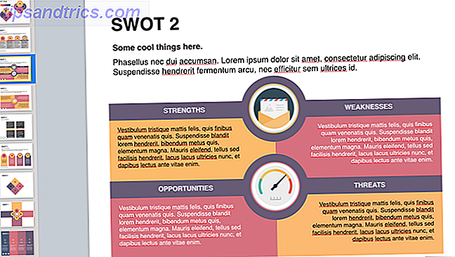 SWOT-template Keynote