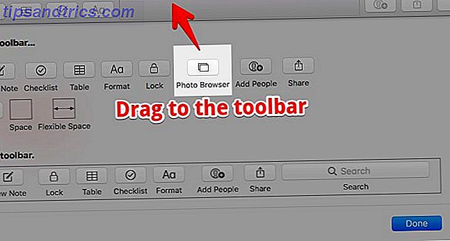 Personalice la barra de herramientas de Notas con el botón derecho> Personalizar barra de herramientas