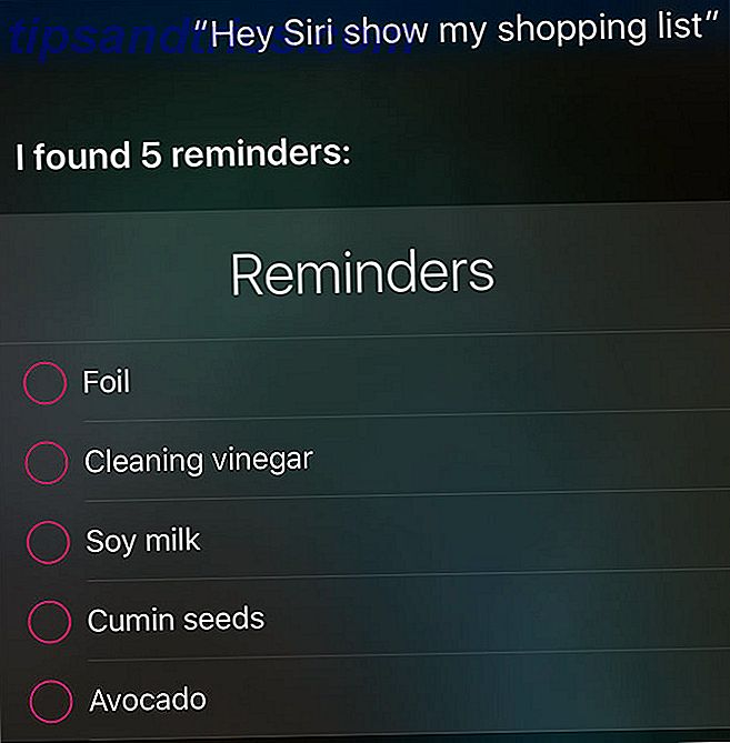 Siri Liste zeigen