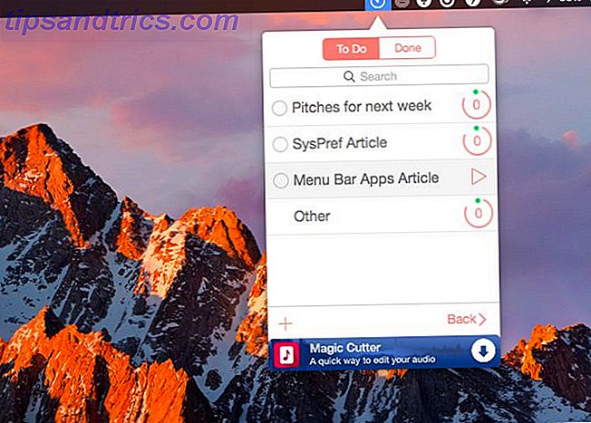 aplicativos da barra de menus do be-focused-task-list-Mac