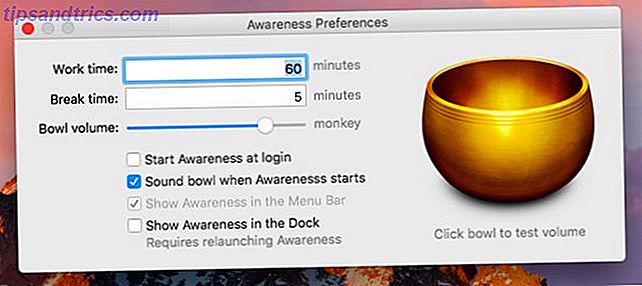 aplicativos de barra de menu de consciência-Mac