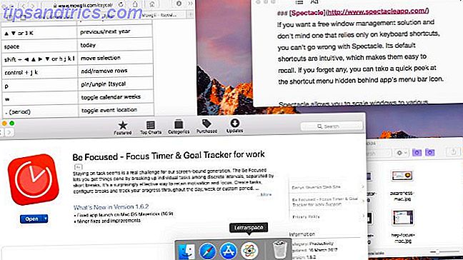aplicativos de barra de menu espetáculo-Mac
