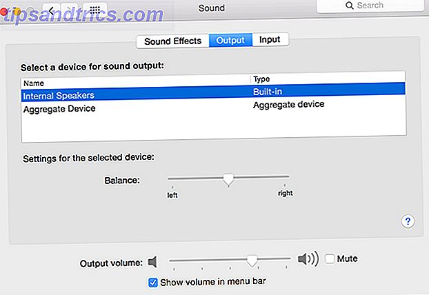 Sound Hinweis: Behebung häufiger Mac Audio Probleme in OS X Soundoptionen