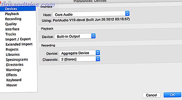 Lydråd: Fiksing av vanlige Mac-lydproblemer i OS X-audacitydevices
