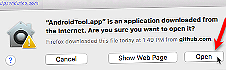 AndroidTool-Mac-Warnung