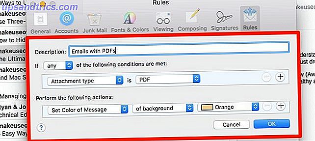 gem emails med pdfs - e-mail-regler