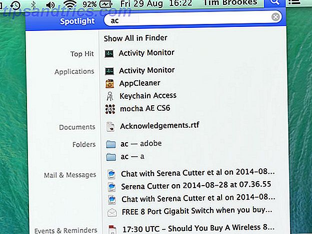 Een korte handleiding voor het gebruik van een Mac Voor Windows-gebruikers zoeklicht