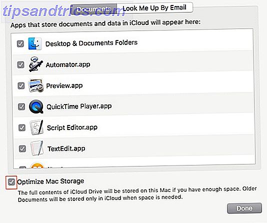 Mac Sierra iCloud Optimieren