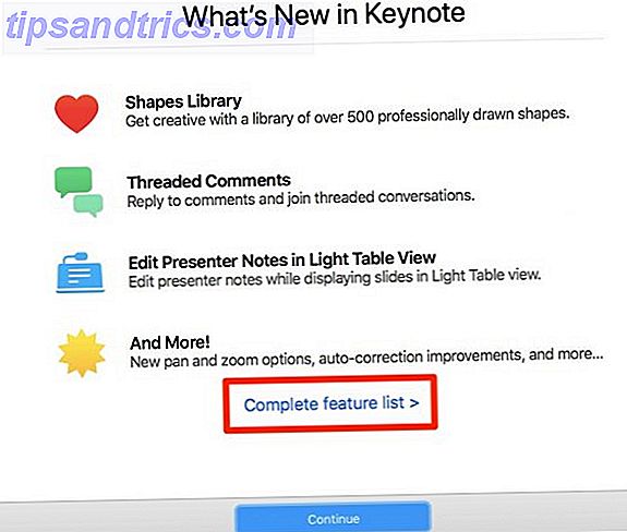 complete feature-list-keynote
