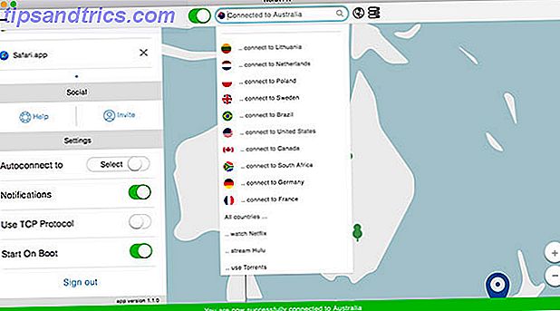 NordVPN für Mac: Einfaches Verwalten von Datenschutz und Regionen in OS X nordvpnomnibox