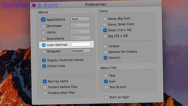 Preferenze di sistema Mac tramite la barra dei menu