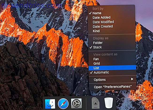 Preferenze di sistema Mac tramite il dock