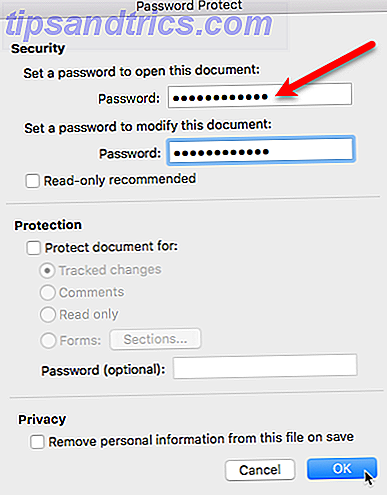 lösenord skydda filer mapp mac