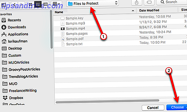 Passwort schützen Dateien Ordner Mac