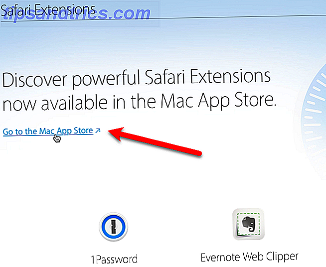 Safari-utvidelser-siden
