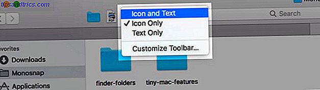 display-opzioni barra degli strumenti-icon-