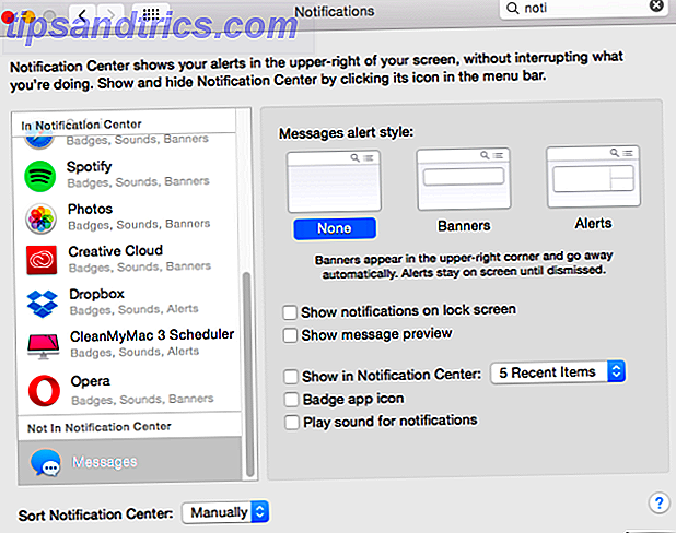 Cómo detener las notificaciones de iMessage en su Macbook