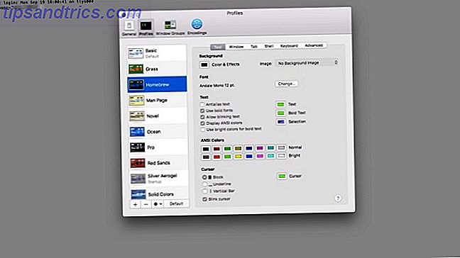Captura de pantalla de ejemplo de Mac Terminal
