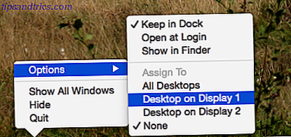 Muito espaço na tela? 6 maneiras de usar o seu aplicativo de Mac vários monitores Mac atribuir app para exibição específica