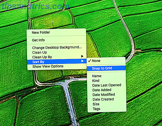 Mac Desktop Clutter Snap Icons zum Raster