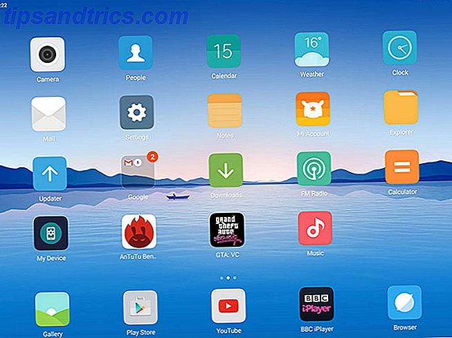 Xiaomi MiPad 3 Review Bildschirm nach Hause