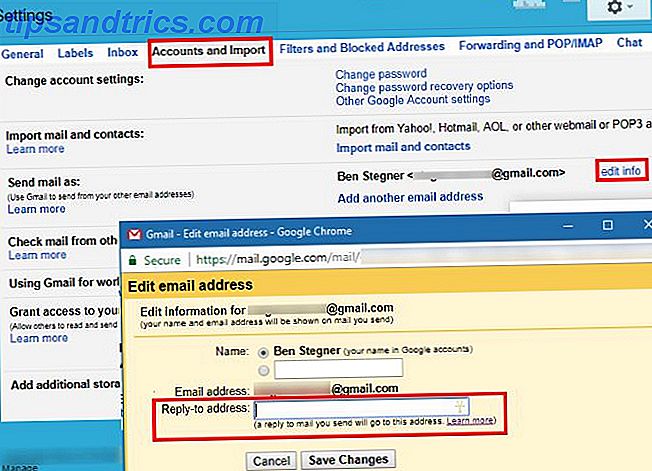 Come ricevere le risposte via e-mail a un altro indirizzo Gmail Risposta alternativa all'indirizzo