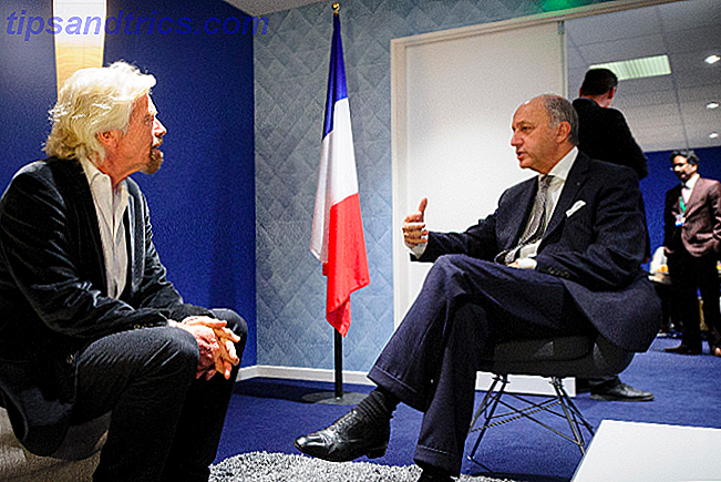 Richard Branson in Parijs