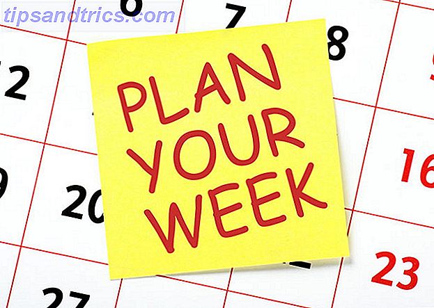 Planeje sua semana