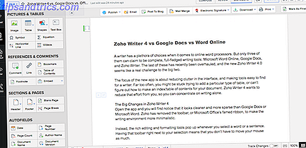 Zoho-forfatter-venstre-sidebjælke-billeder-og-borde-fullscreen