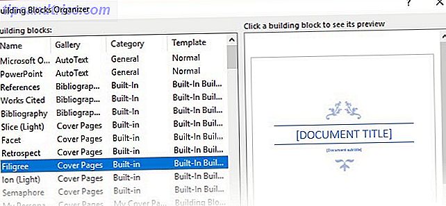 Hur man skapar professionella rapporter och dokument i Microsoft Word Building Blocks Organizer