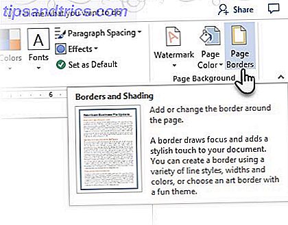 Så här skapar du professionella rapporter och dokument i Microsoft Word Page Borders