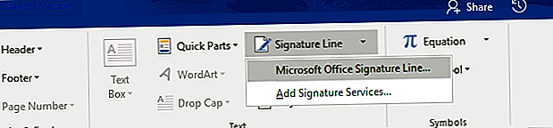 Så här skapar du professionella rapporter och dokument i Microsoft Word Signature Line