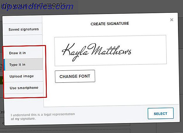 selecione assinatura no hellosign