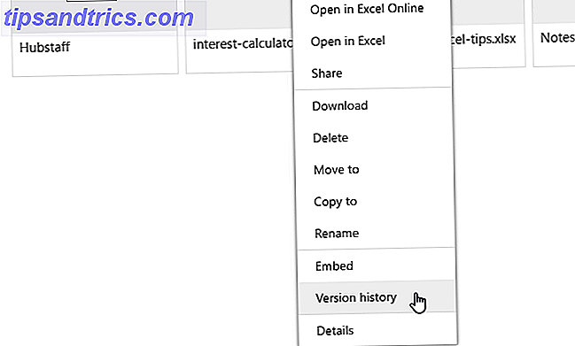 histórico de versões do onedrive