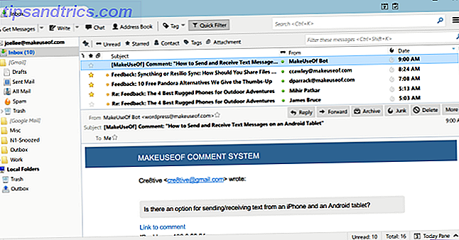 3 Bedste gratis alternativer til Microsoft Outlook Outlook e-mail alternativ thunderbird