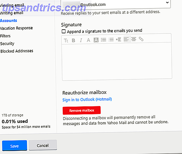 Kombiner e-postkontoene dine i en enkelt innboks: Slik fjerner du Yahoo