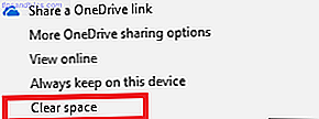 Lokale kopieën van OneDrive-bestanden verwijderen zonder ze te wissen, ruimte vrijmaken