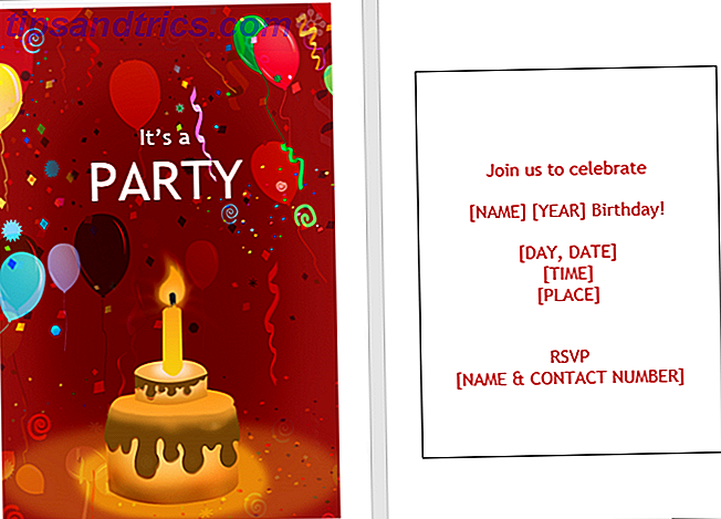 Kostenlose Microsoft Word Einladungsvorlagen - Geburtstag zum ausdrucken