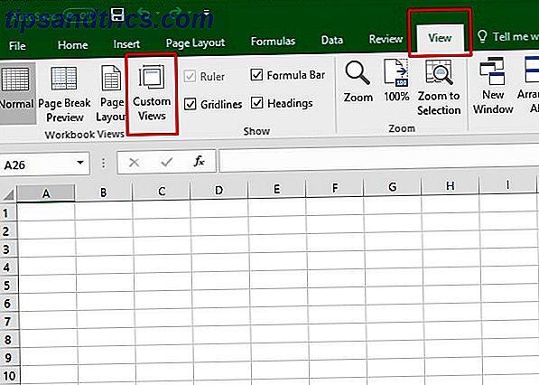 Så här använder du Excel anpassade visningar som ett proffs