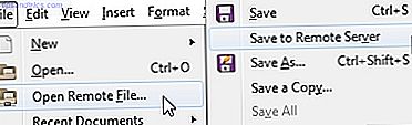 LibreOffice 5.1 Άνοιγμα-Αποθήκευση απομακρυσμένου αρχείου