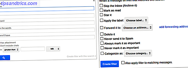 la configuración de Gmail crea un filtro