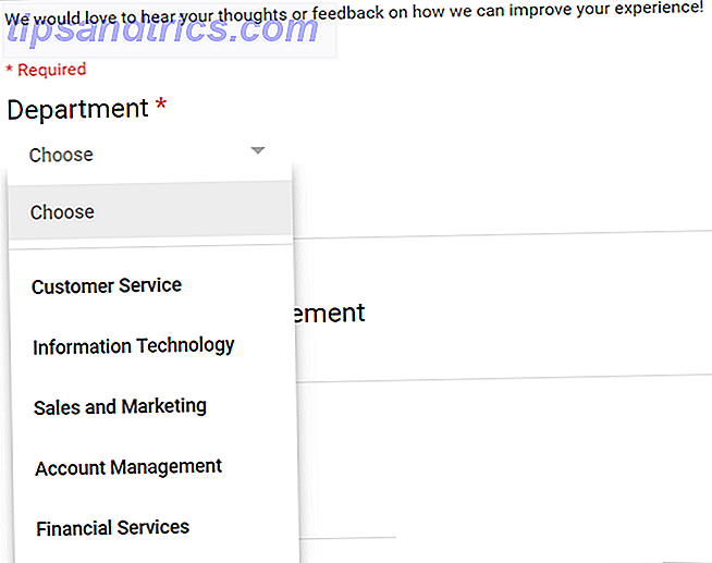 Cómo utilizar los formularios de Google para su negocio Comentarios de GoogleForms